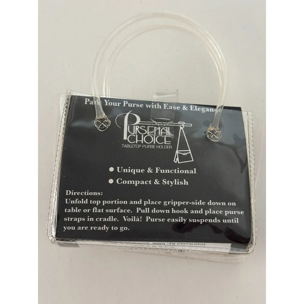 Pursenal Choice Tabletop Purse Bag Holder Compact &‎ Stylish New